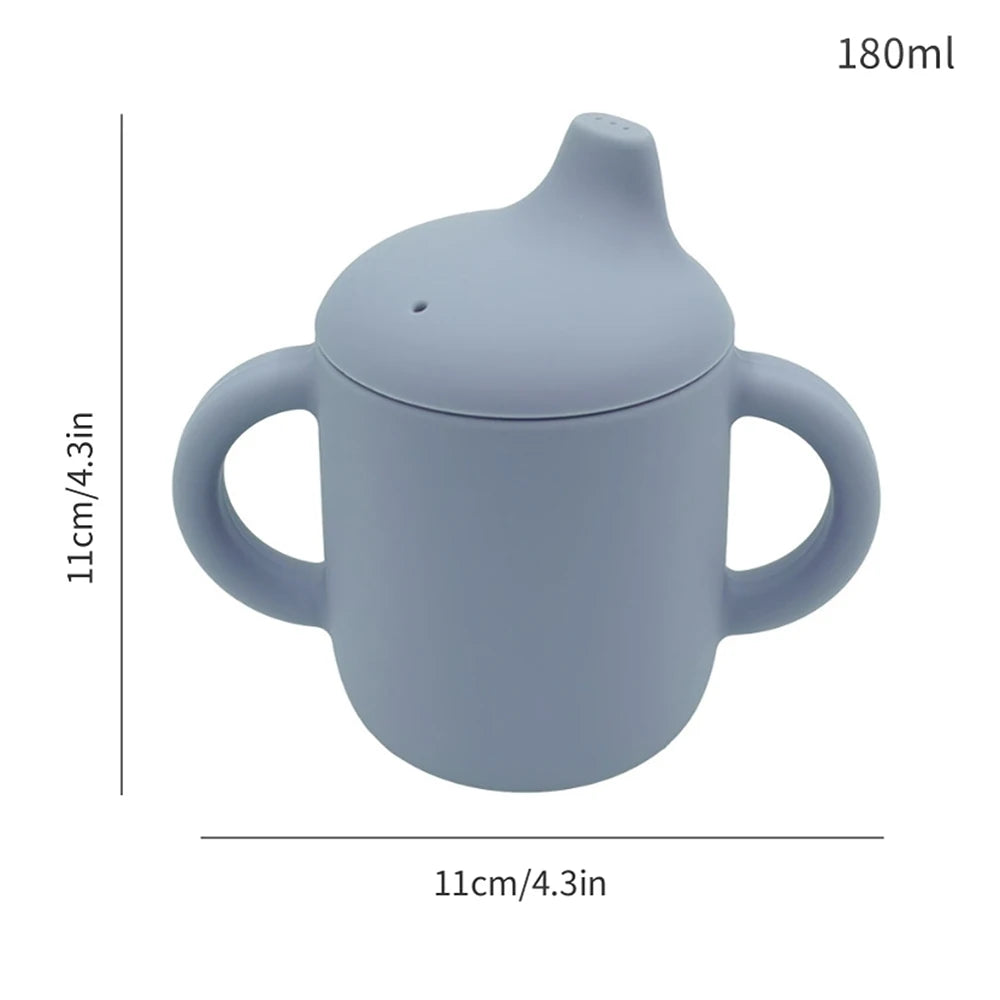 Personalized Baby Silicone Sippy Cup with Name – Custom Toddler Water Bottle
