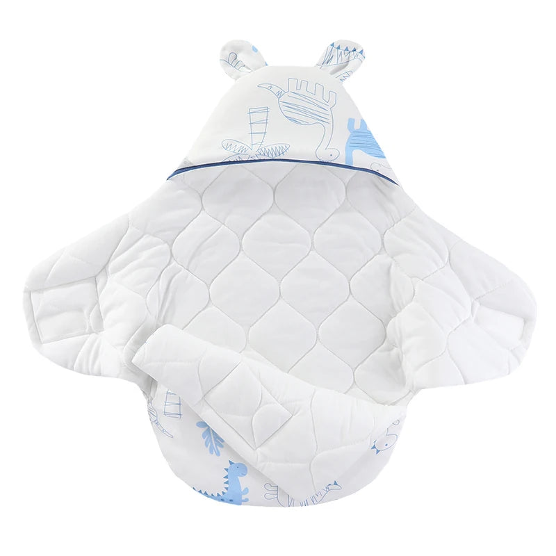 Newborn Baby Sleeping Bags Cartoon Baby Wrap Blankets Autumn and Winter Newborn SleepSack Envelope Thick Cocoon for Baby 0-6M