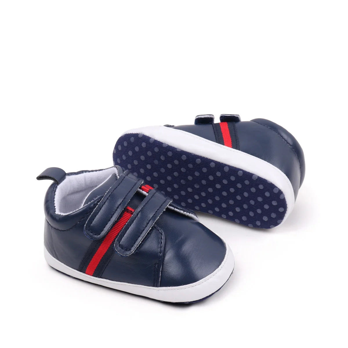 2025 Spring and Autumn Baby Boys Girls First Walking Indoor Outdoor Toddler Shoes Casual Sports Design PU Leather For 0-18M