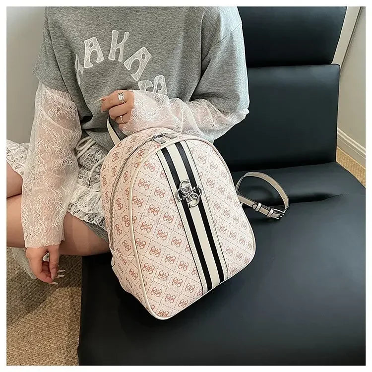 Elegant Leather Vintage Diaper Bag: Luxury Crossbody Handbag For Women With Designer Letter Logo And Large Tote Capacity