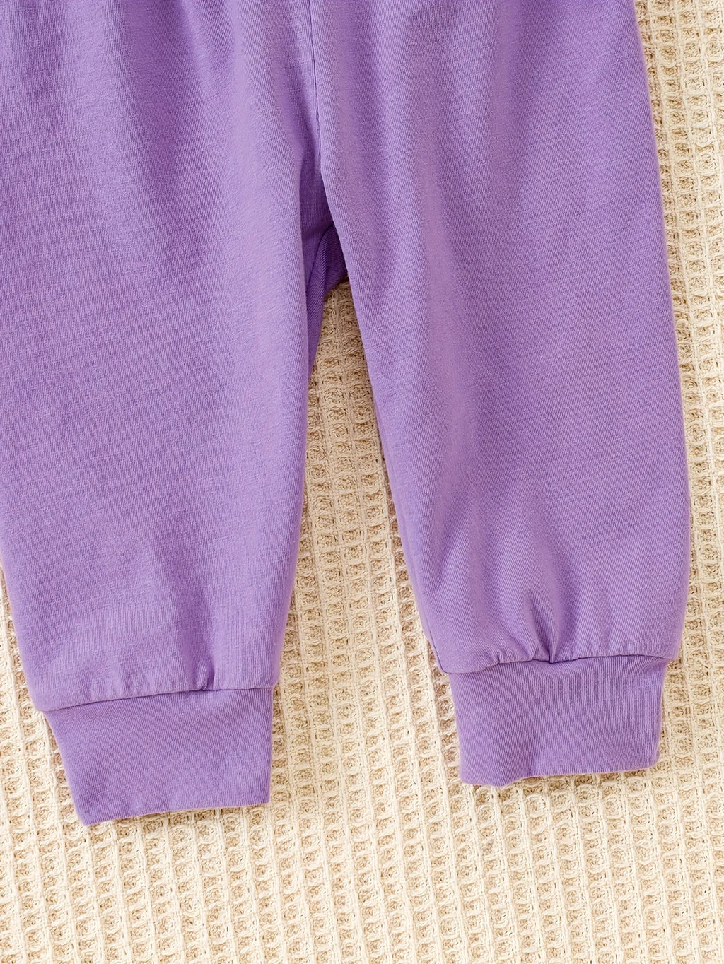 3Pcs/Set Baby girl Cute Elephant Purple Bodysuit+pants+Hat Set Suitable for Newborns aged 0-12 Months in Spring and Autumn