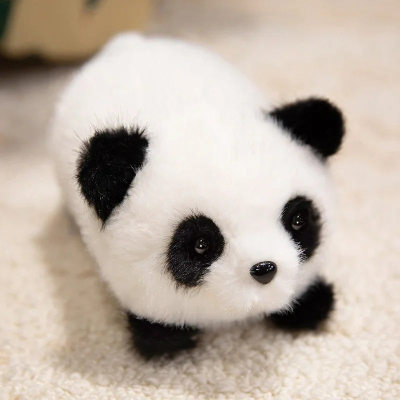 Cute Plush Toys Red Panda Fox Sloth Cat Lying Soft Baby Plushie for Children Gift Model 001