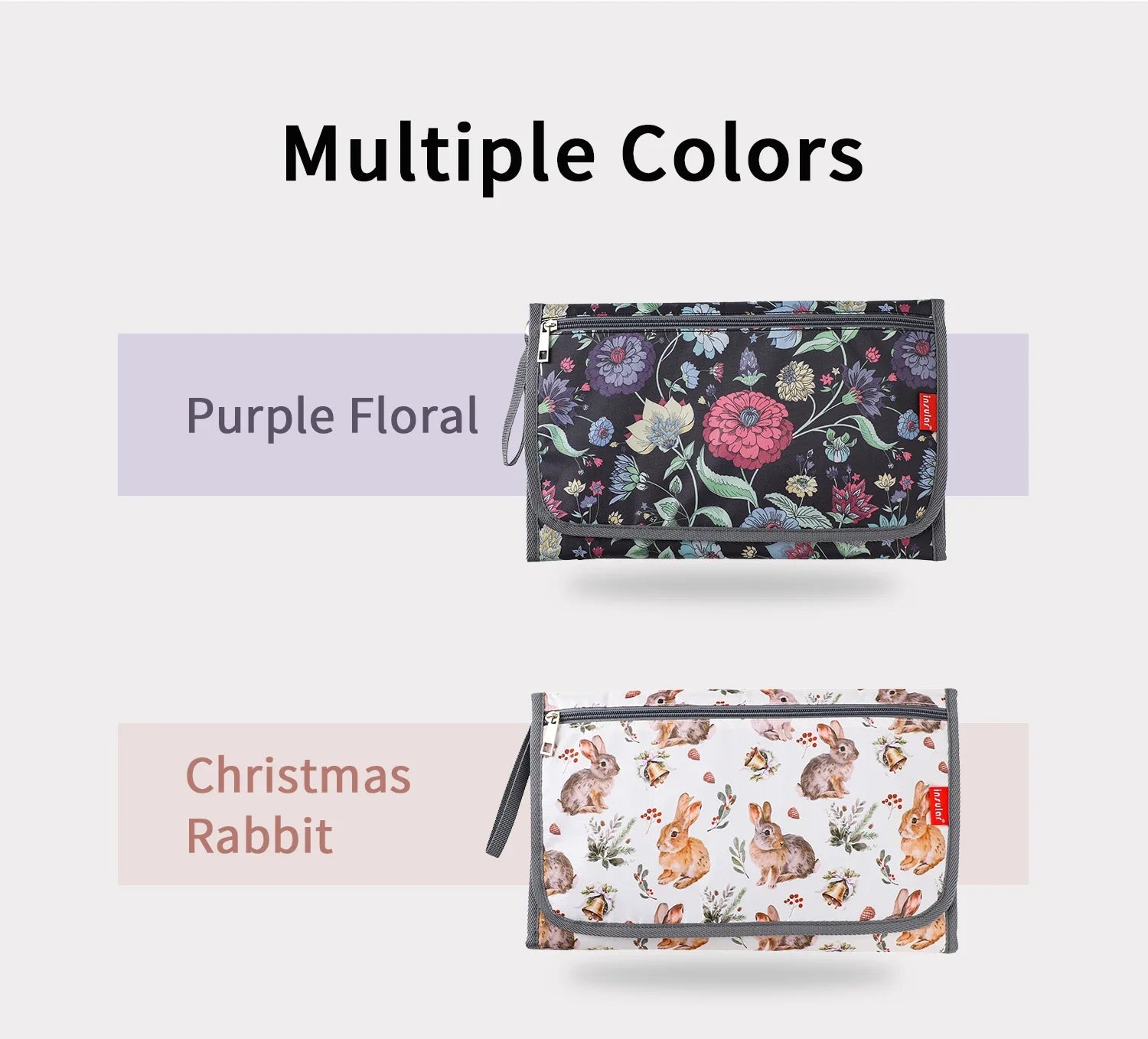 INSULAR Baby Nappy Changing Cushion Fordable Storage Bags Waterproof Kids Washable Mattress Mother-Infant Care Products
