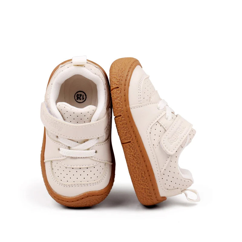 High Quality Baby  Toddler Shoes Rubber Sole Anti-slip Soft PU for  0-3 Years Boys and Girls Spring and Autum Style Ooydoor BM06