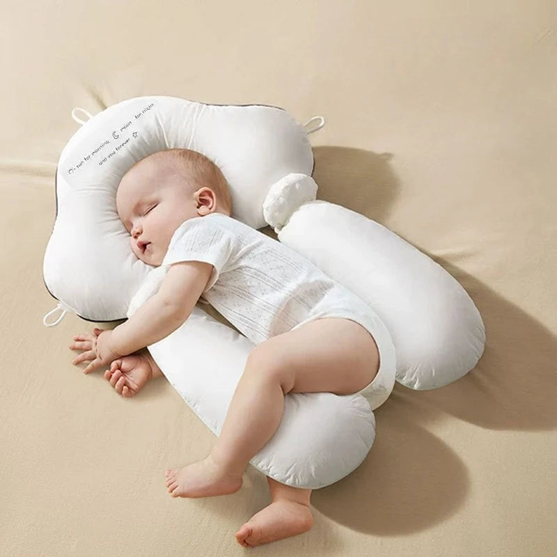Baby Soothing Pillow Preschool Shaping Pillow Sleeping Pillow Correcting Head Deviation Newborn Preventing Head Deviation