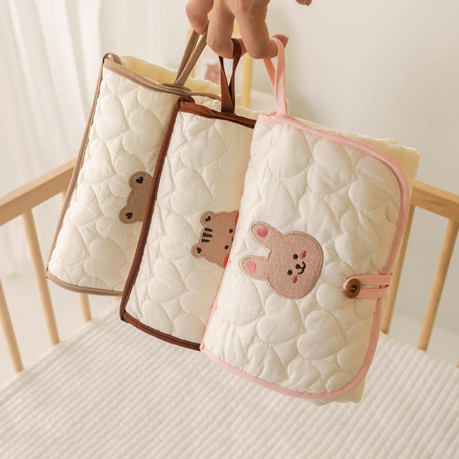 Portable Changing Pad for Baby Diaper Bag and Travel Changing Station Foldable Baby Diaper Changing Pad Waterproof Newborn Diape