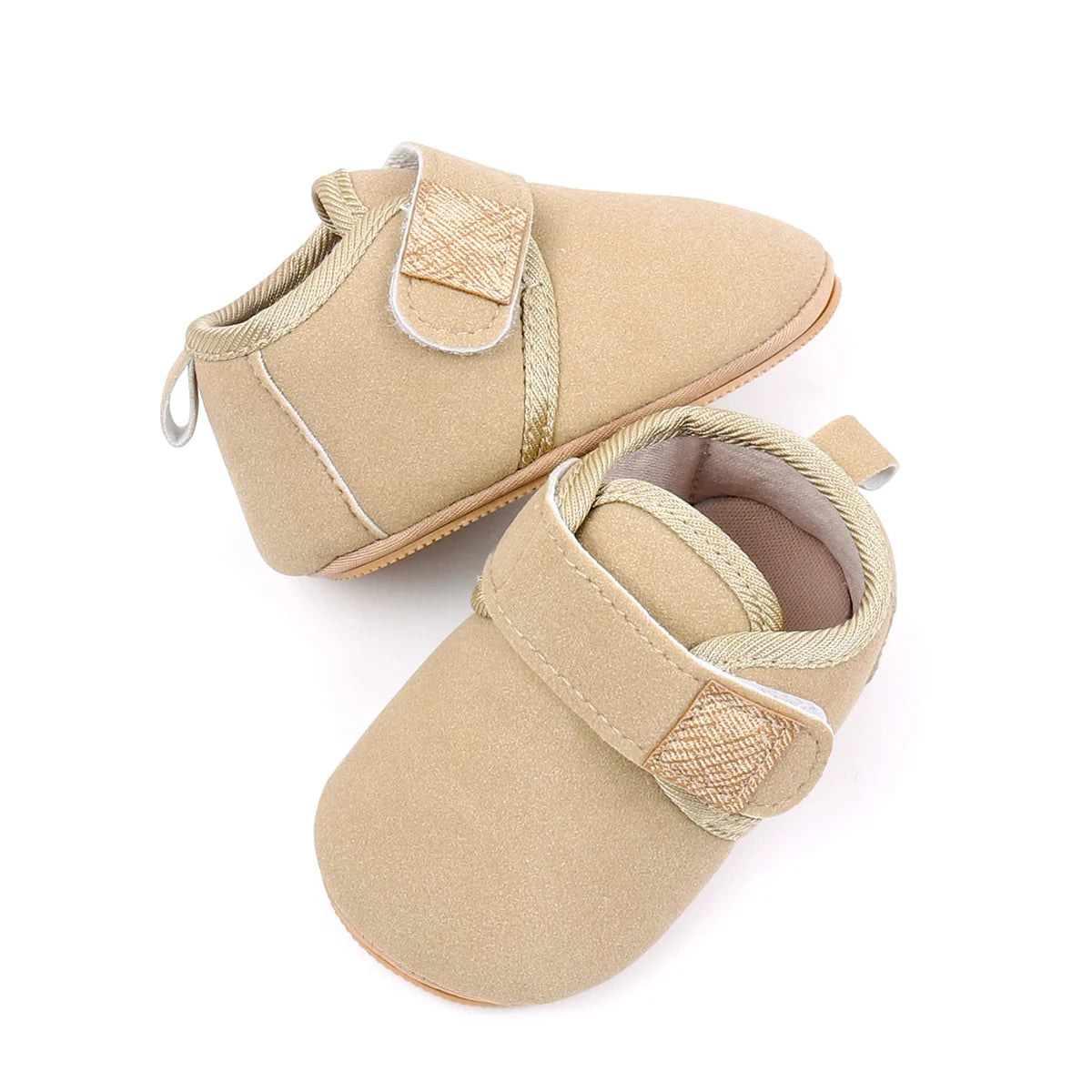Autumn Solid Color Baby Shoes With Soft Rubber Sole Suitable For Both Boys And Girls Baby-Sized Toddler Walking Shoes