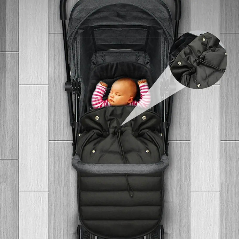 Autumn Windproof Stroller Cushion Waterproof Thicken Sleep Sacks Pram Warm Footmuff Envelope Sleepsacks Stroller Sleeping Bag