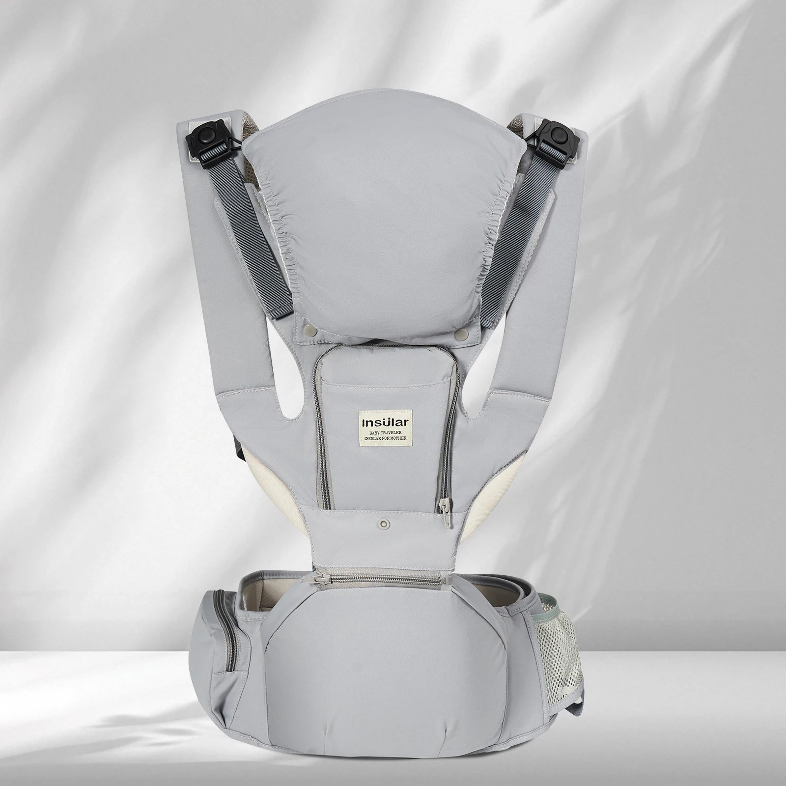 INSULAR Baby Carrier Breathable Child Waist Stool With Hip Seat Waist Stool Front Hold Portable Multi-functional 0-2Y