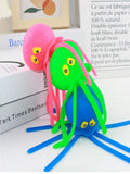 1/6pcs Water Playing Octopus Pinching and Playing Baby Bathing Anti Stress Squishy Fidget Toy Novelty Toy Party Favors