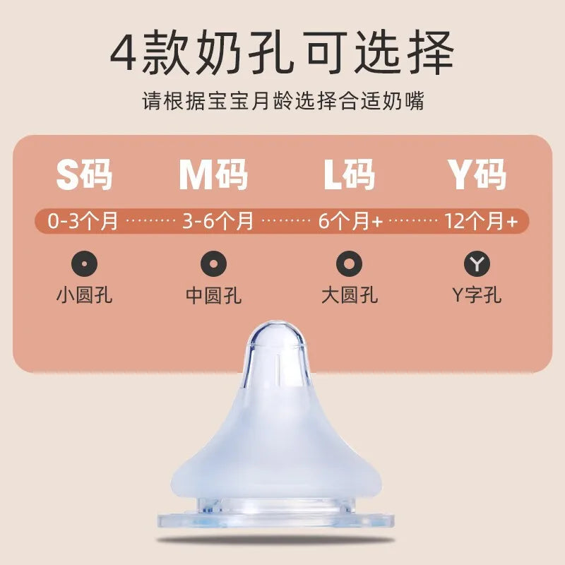Suitable for 5CM bottle accessories/Suitable for pigeon wide caliber baby bottles/silicone nipples