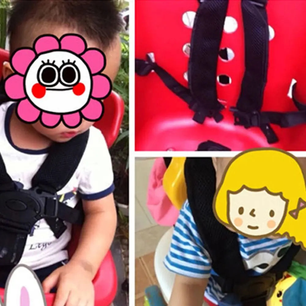 Buckle Adjustbale Strap Baby Stroller Safety Belt Pushchair Strap Harness 5 Point Harness Safe Belt Child Pram Seat Belt