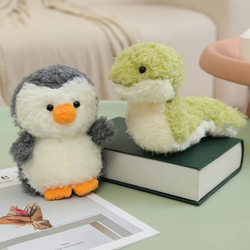 20cm Soft Furry Plush Toys Kawaii Cute Fox Owl Pig Lamb Chick Duck Stuffed Animals Toys Pp Cotton Plushies Dolls Gifts Children