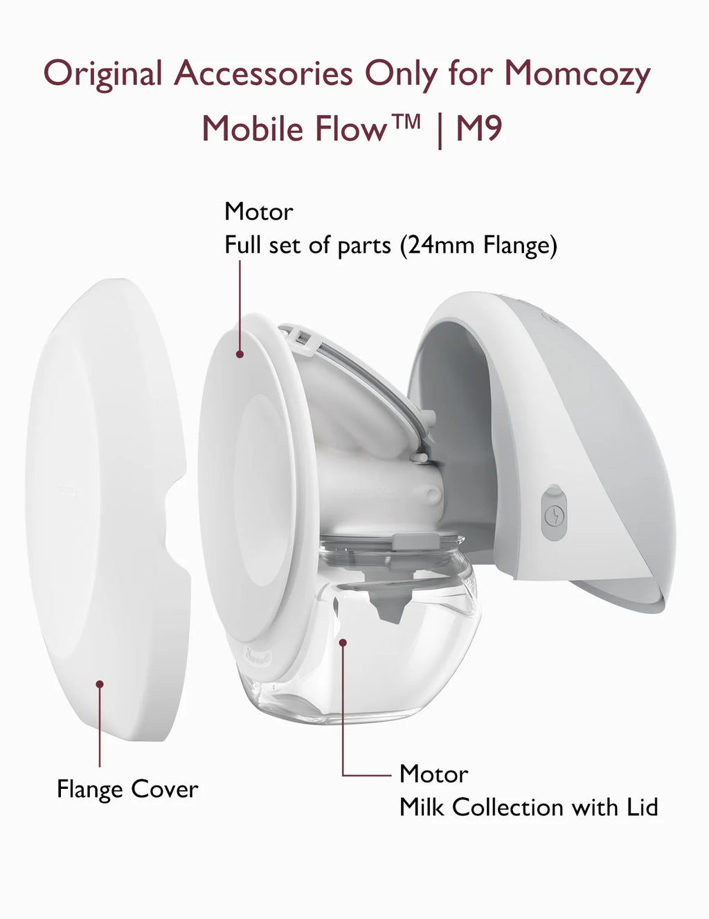 Momcozy Original Replacement Accessories for Upgraded Mobile Flow