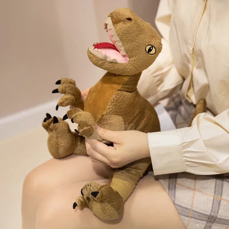 Simulation Dinosaur Plush Toy Stuffed Animal Triceratops/Tyrannosaurus Rex/Brontosaurus Sword Dragon Soft Doll Children's Gift