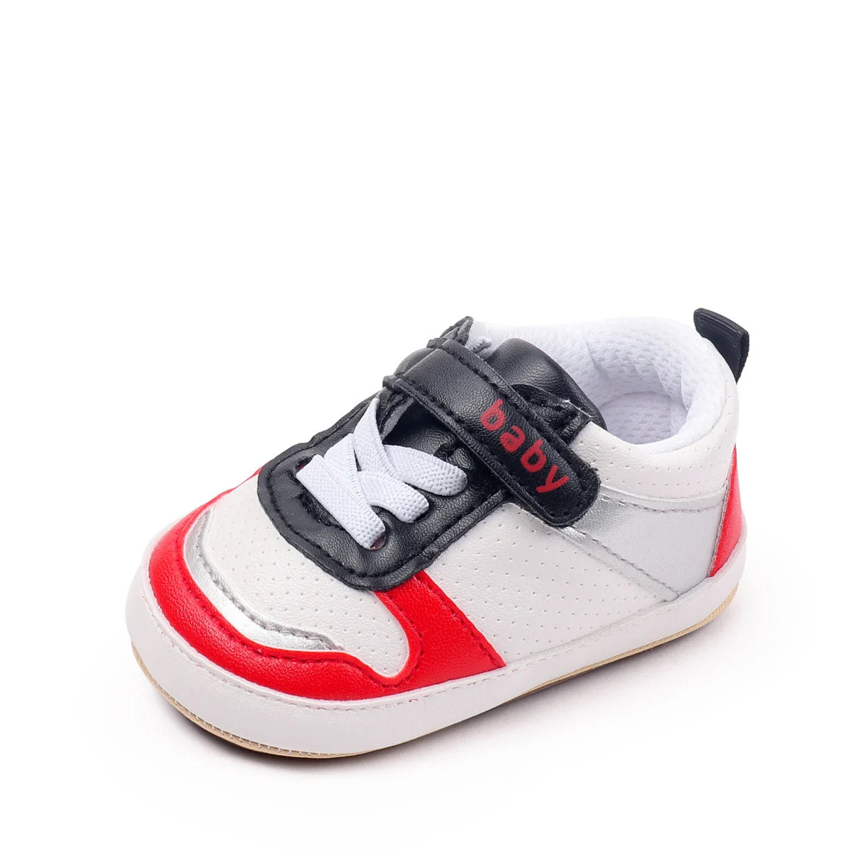 Newborn Baby Walking Shoes Anti Slip TPR Soles Casual Unisex Toddler Shoes For First Steps