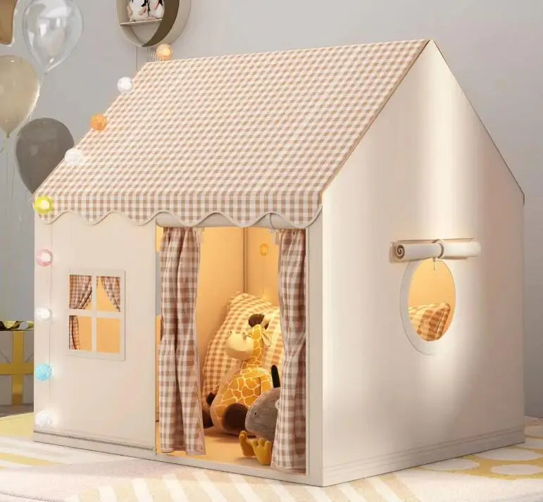 Kids Tent Indoor Outdoor Playhouse For Children Foldable 120x100x130 cm Polyester Material