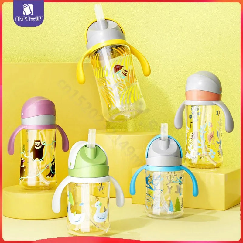 for Pigeon 3rd generation bottle/wide diameter bottle/bottle conversion straw cup head+handle/glass and PPSU universal