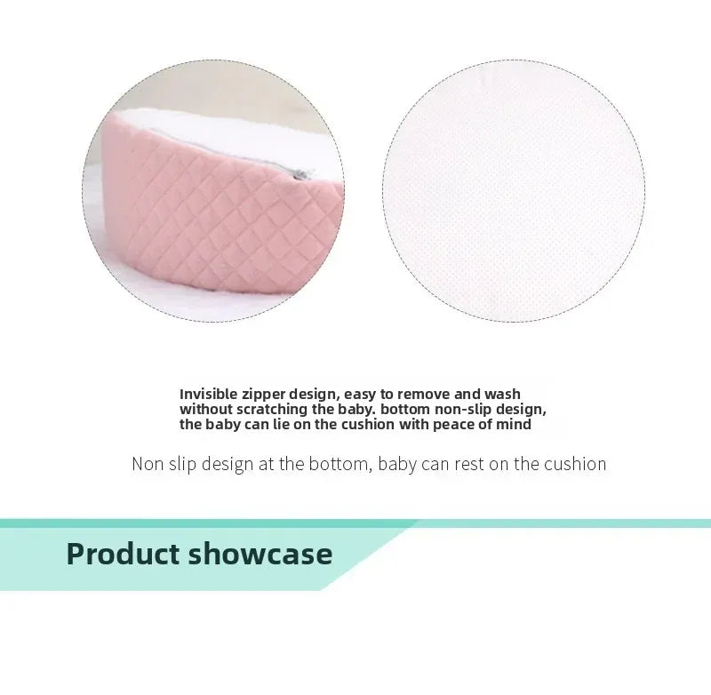 Newborn Slope Pillows Positioning Baby Anti Reflux Cotton Nursing Pillow Feeding AntiSlip Non‑slip Pillow Baby Sleep Pillows