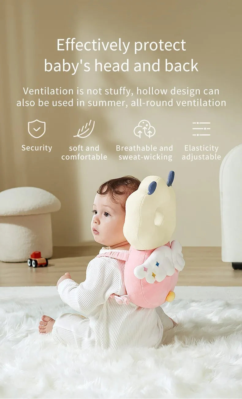 AIBEDILA Newborn Head Back Protector Baby Protect Pillow Learn Walk Headgear Prevent Injured Safety Pad prevention Fall Pillows