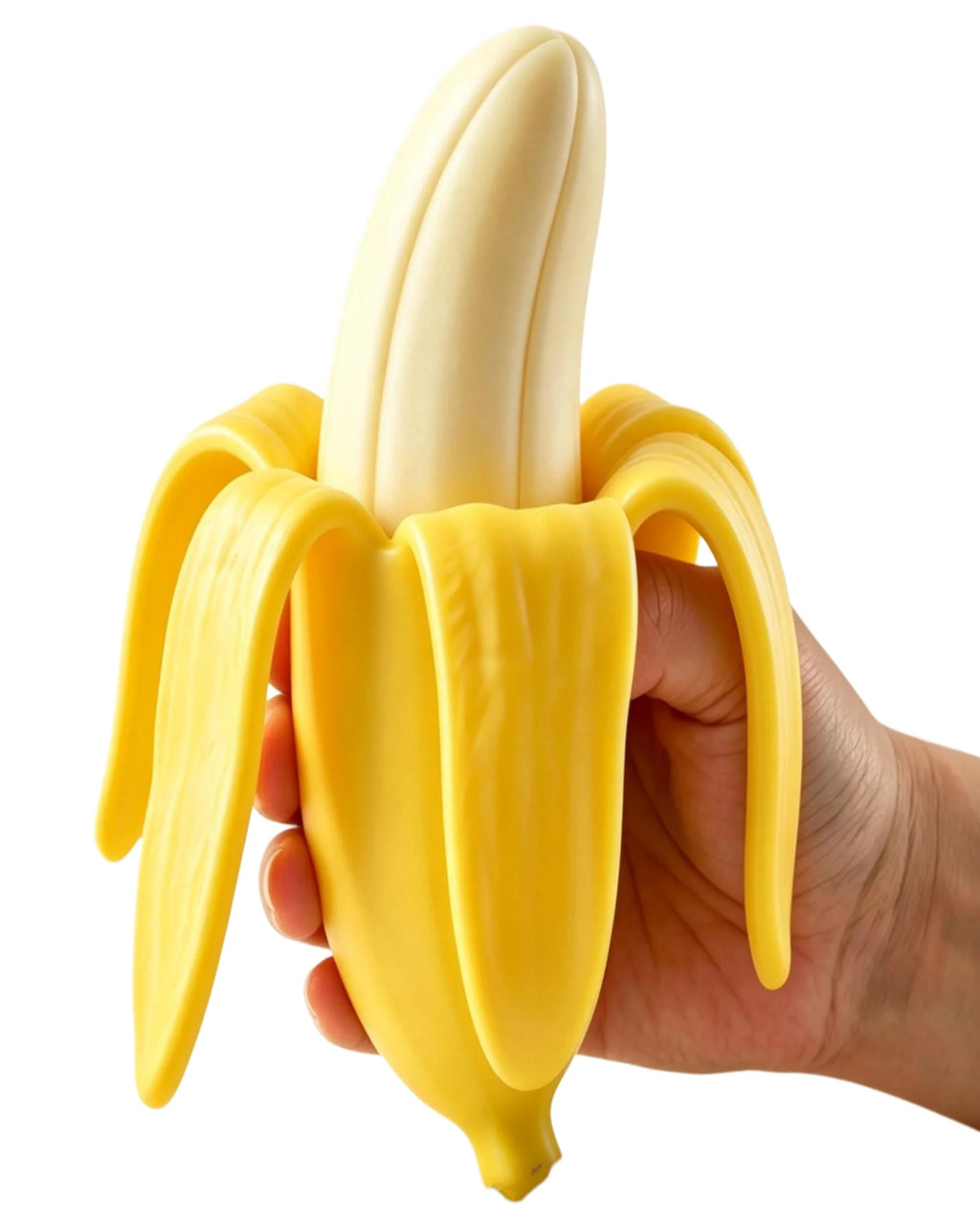 Banana Squishy Toy Slow Rising Stretchy Stress Relief Squeeze Toy Soft Fidget Toy Kawaii Decompression Gift for Kids Adults
