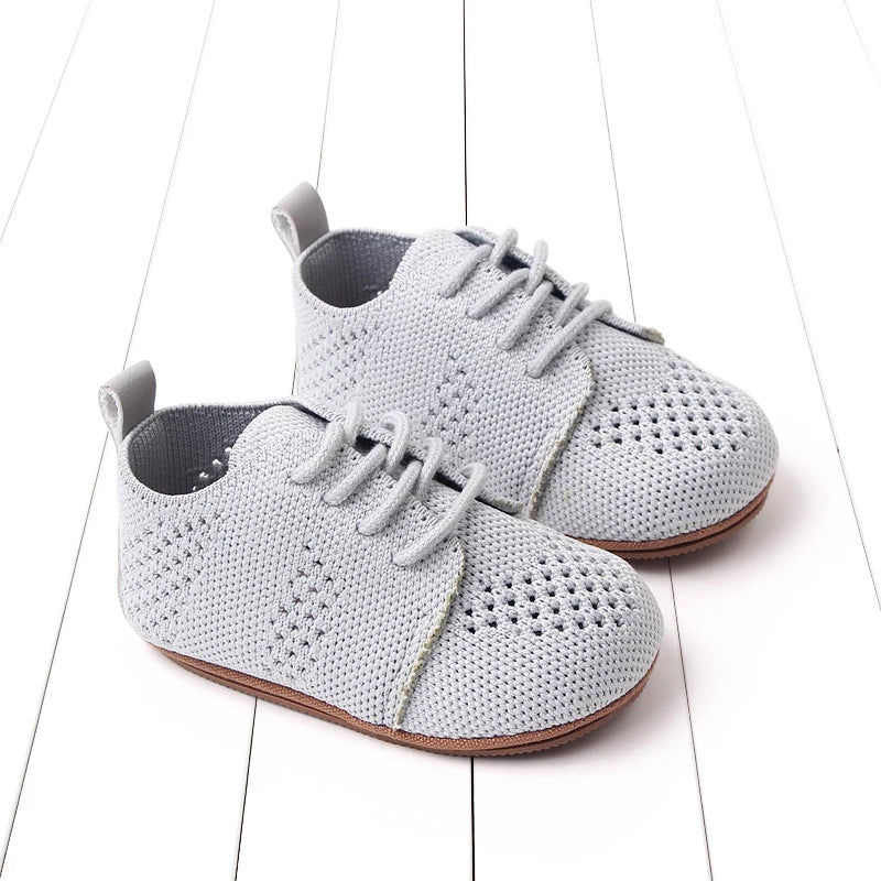 Spring Autumn Children's Mesh Sports Shoes Breathable Mesh Footwear Baby Shoes Casual Shoes 0-1 Years Old Soft Topped Baby Shoes