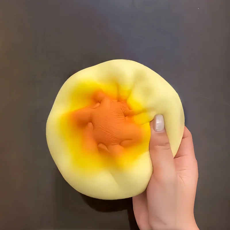 1/4PCS Sticky Bread Squishy Toys Slow Rise Stress Relief Fidget Toys Squeeze Foam Squishies Sensory Toys Party Favors