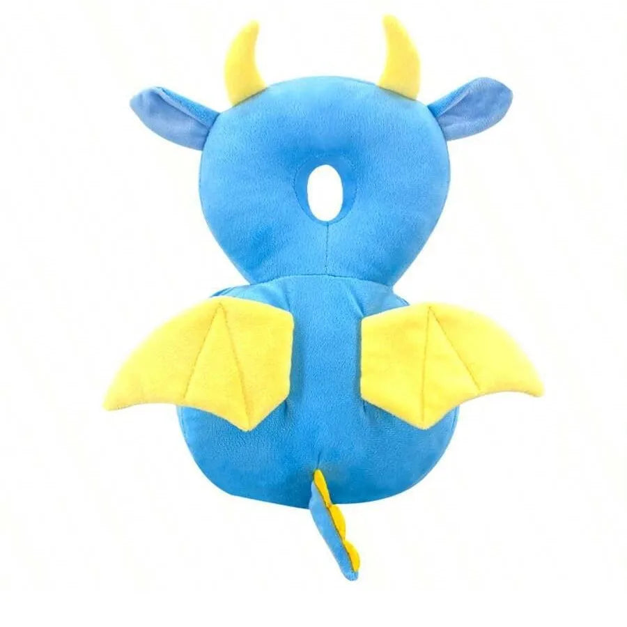 Cartoon Soft Headrest Security Pillow Backpack for Newborns and Toddlers Head Fall Protection Pad Model BHP01