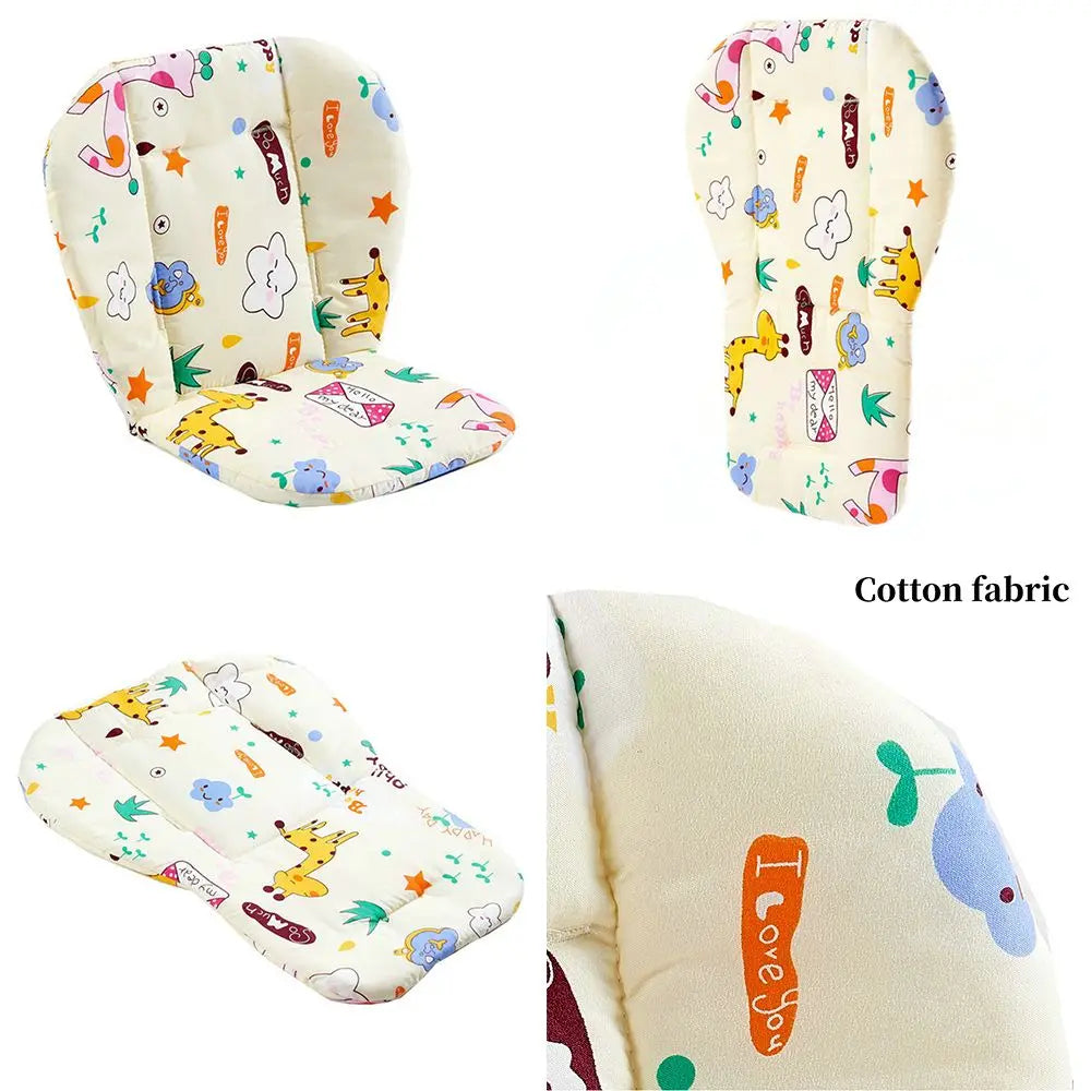 Portable Warm Thick Car Seat Mat Baby Stroller Cushion Pad Kids Highchair Cushion Mat Booster Seats Cushion Feeding Chair Mat