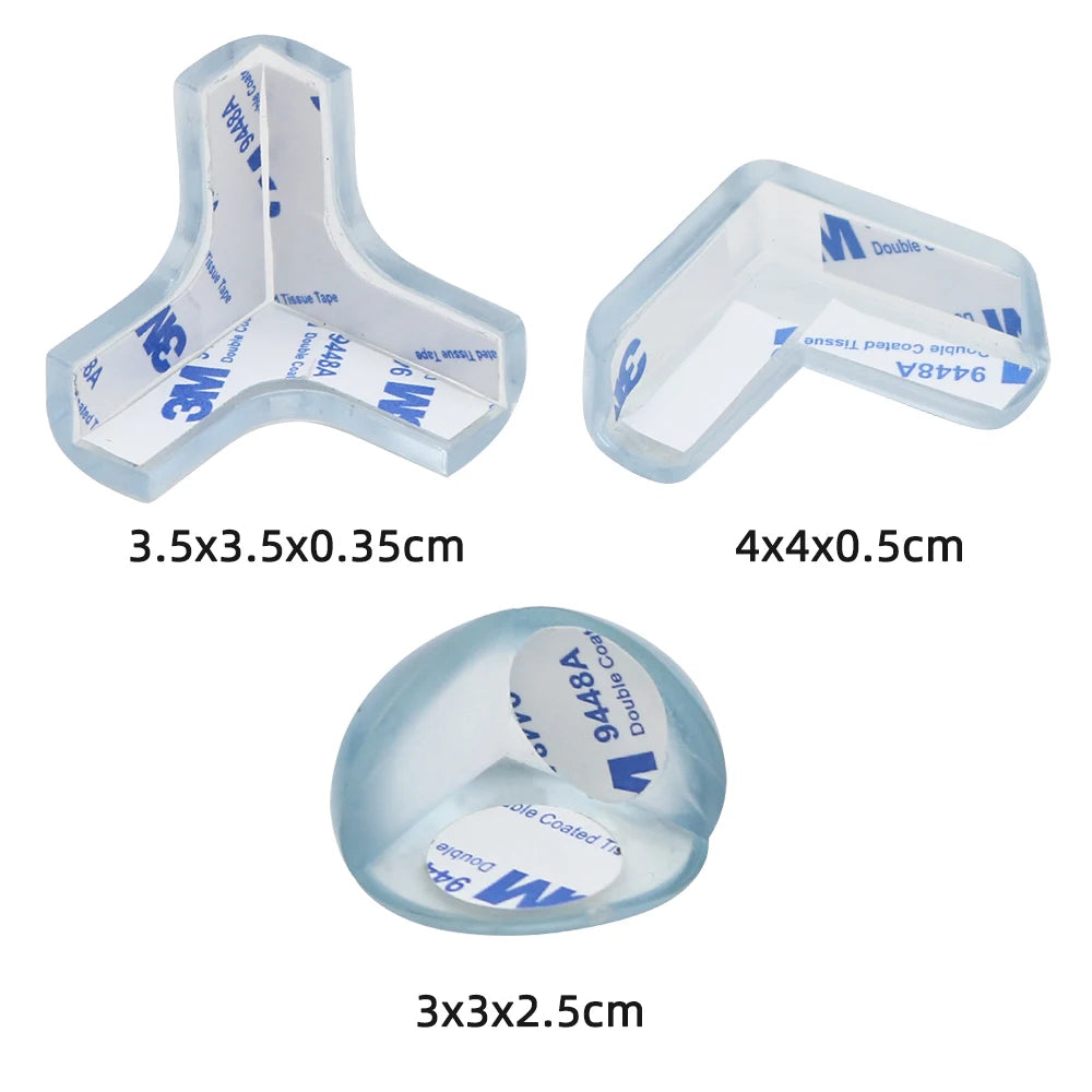Childproofing Table Corner Guards - 16 PCS Transparent Spherical Edge Protectors children child safety