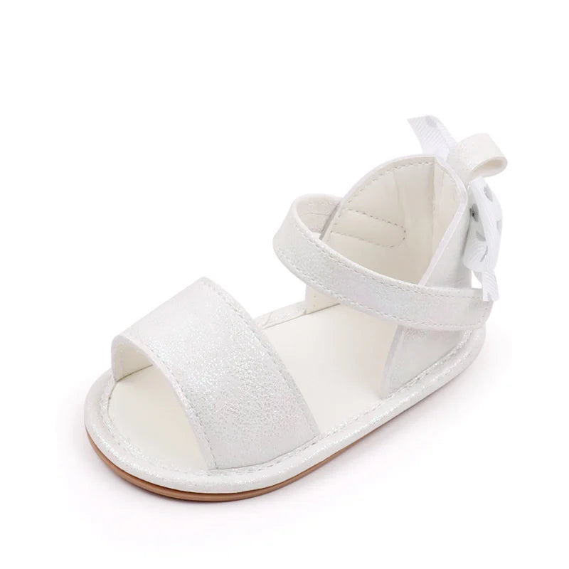 BJZ Baby Sandals Non Slip PU Leather Summer Shoes With Butterfly Bow Model BJZ3231