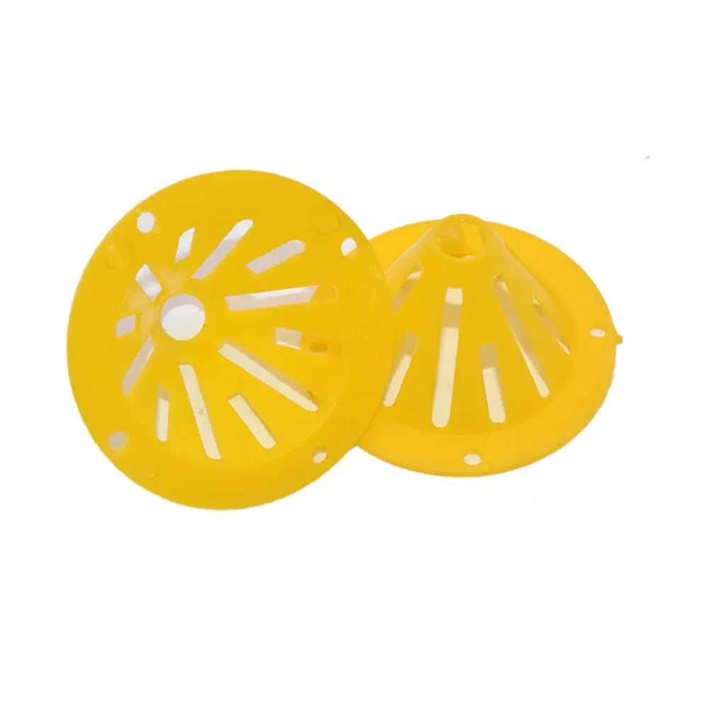 12pcs Bee Hive Escape Equipment Beekeeping One-Way Entrance Gate Cone Shape Bee Nest Door Beekeeping Supplies Tools, Yellow