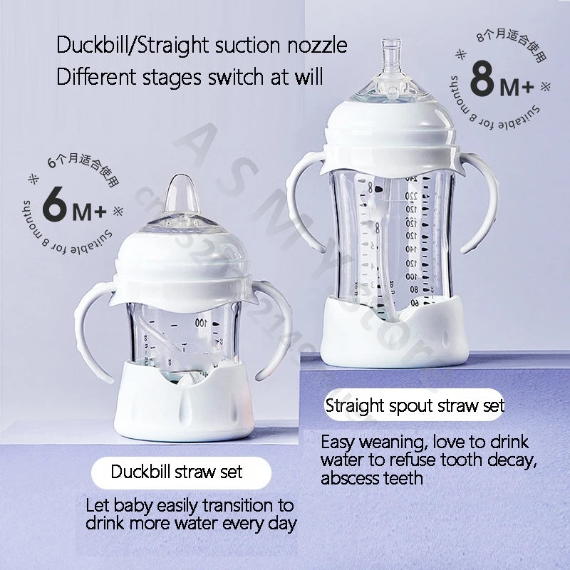 ANPEI Suitable for Avent   wide-bore bottle handle / teat / bottle base / screw teeth - dust cap / bottle accessories