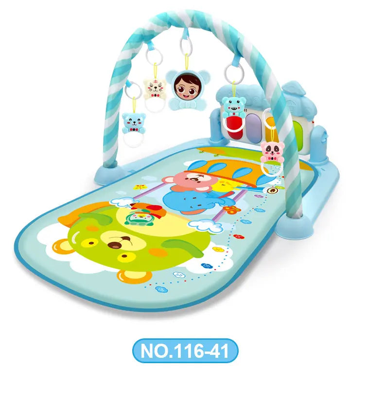 Multifunctional Baby Activity Gym Play Mat Musical Rack Kid Infant Fitness Frame Educational Crawling Carpet Toy Children Gift