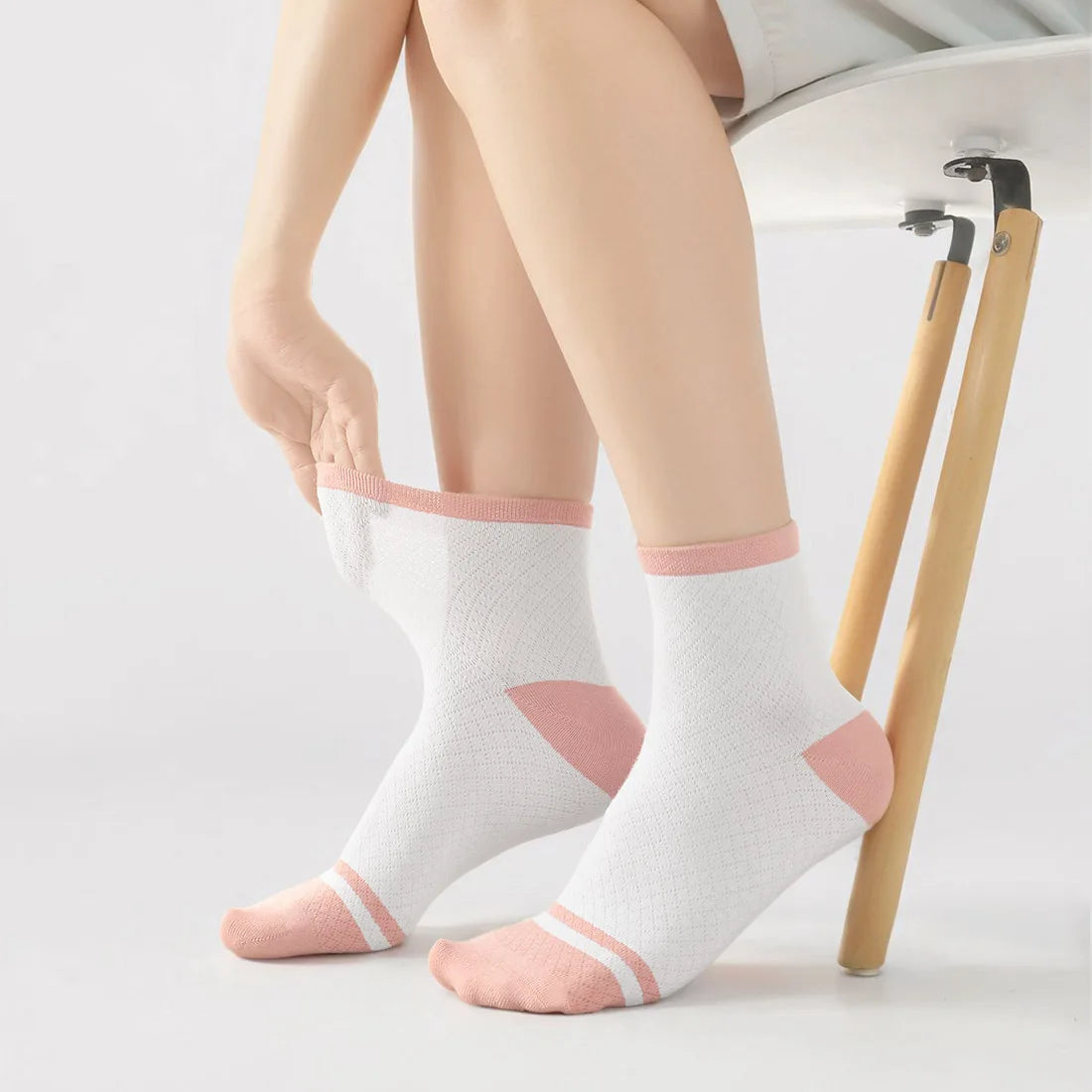 Children's Summer Mesh Colorful Socks: Pure Cotton, Sweat-Absorbent, Breathable, Seamless Stitching, for Boys and Girls, School