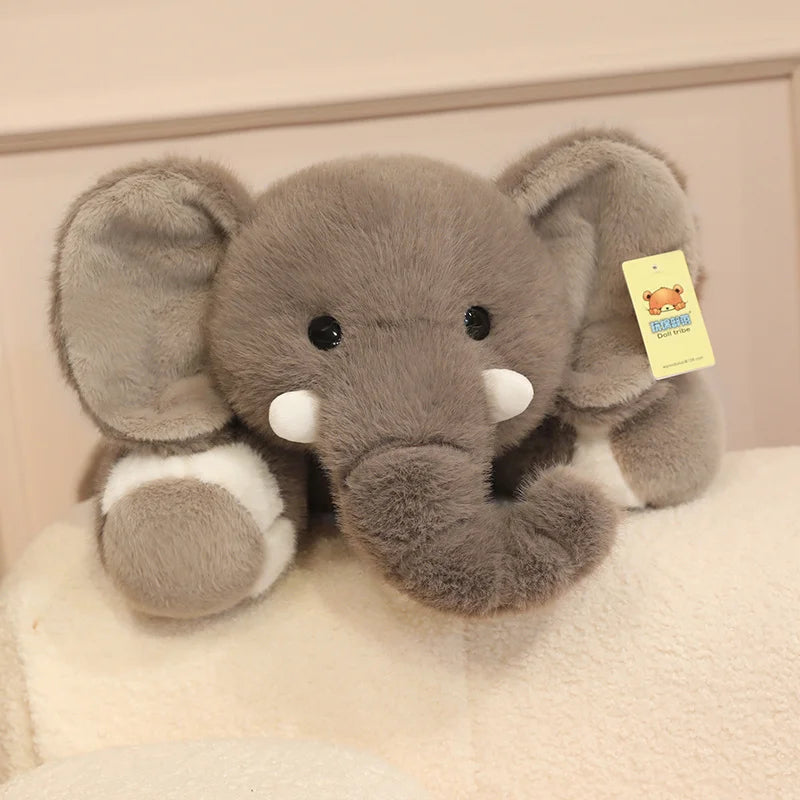 Hot Stuffed Animals Elephant Plush Doll Back Cushion Sofa Decorative Stuffed Elephant Toy 30/45cm Throw Pillow Elephant Doll