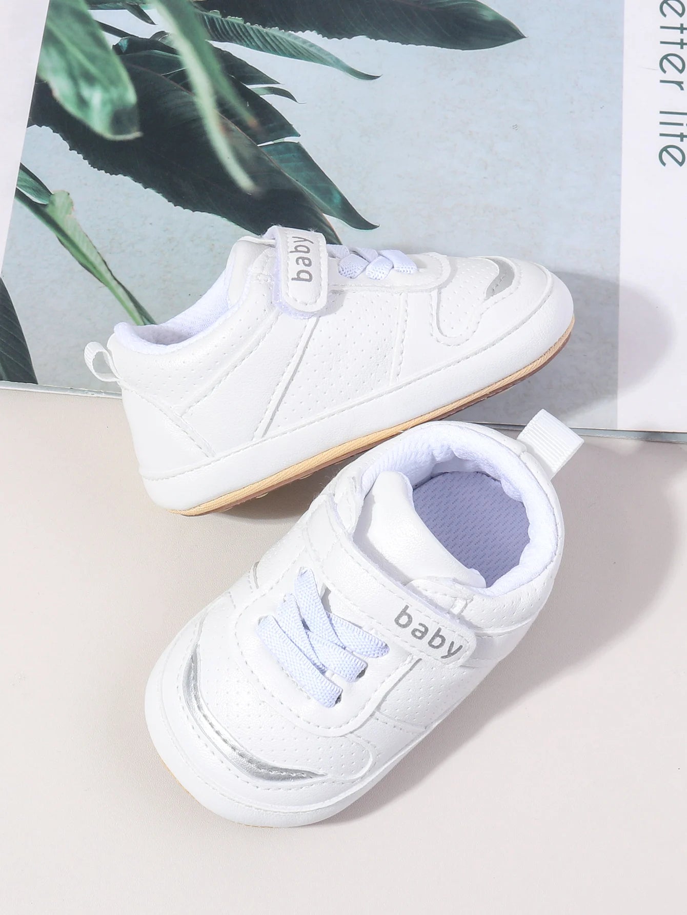 Hot Selling Newborn Baby Boys And Girls First Walking Causal Shoes Outdoor Anti Slip TPR Soles For Baby Unisex Toddler Shoes