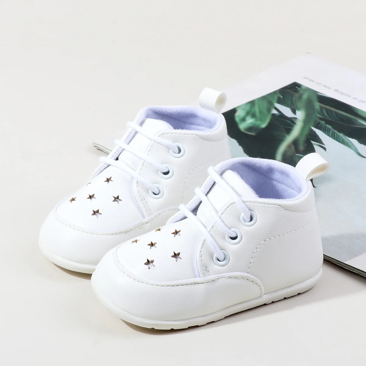 Baby Retro Leather Shoes Boy Girl Shoes Toddler Rubber Sole Anti-slip First Walkers Newborn Infant Moccasins Baby Crib Shoes