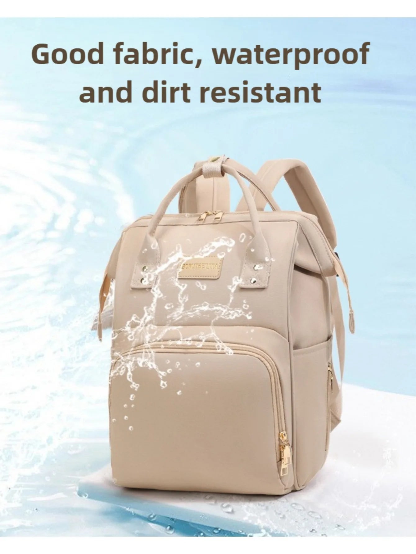 Fashion High Quality Backpack Double Shoulder Mommy Bag Large Capacity Travel Bag for Mother and Baby
