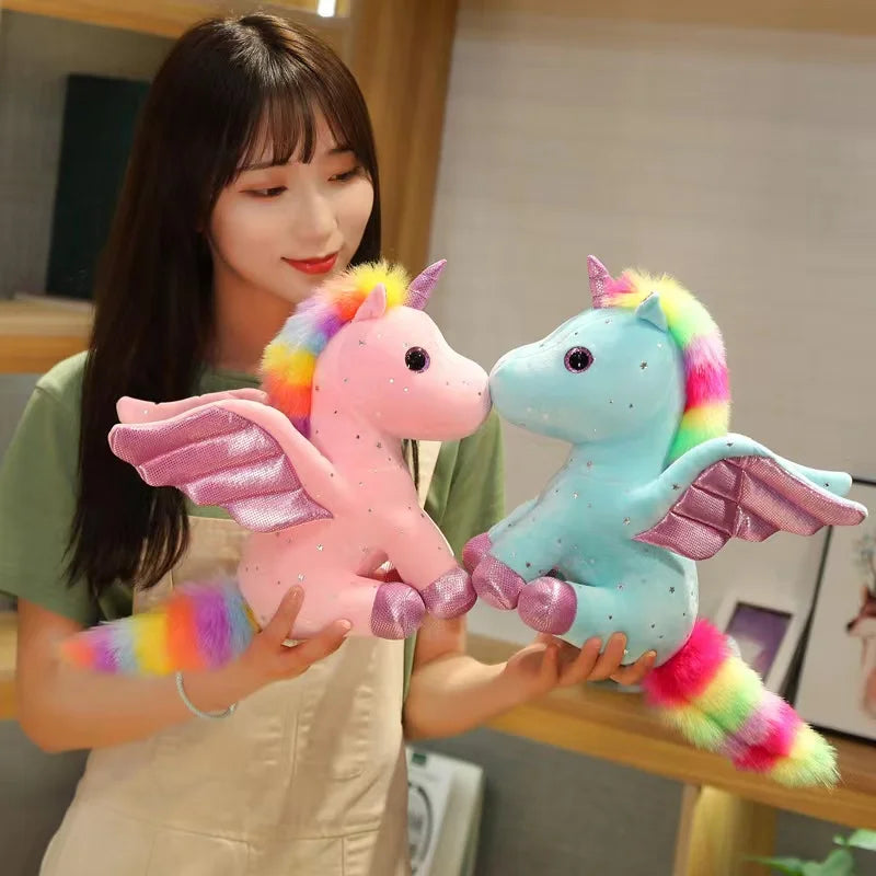 Cute Angel Unicorn Plush Toy Pillow Soft Fill Home Decoration Girl's Birthday Holiday Gift