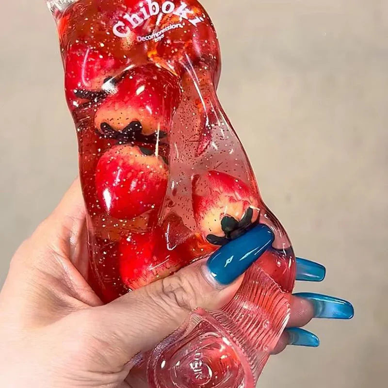 Fruit Filled Maltose Toothpaste Stress Relief Toy Soft Slow Rising Deformable Squeeze Squishy Fidget Sensory Toy