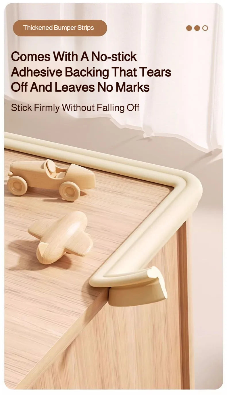 2M Baby Safety Corner Protector Children's Table Corner Edge Anti-Collision Strip Anti-Collision Foam Protection Strip Bumper