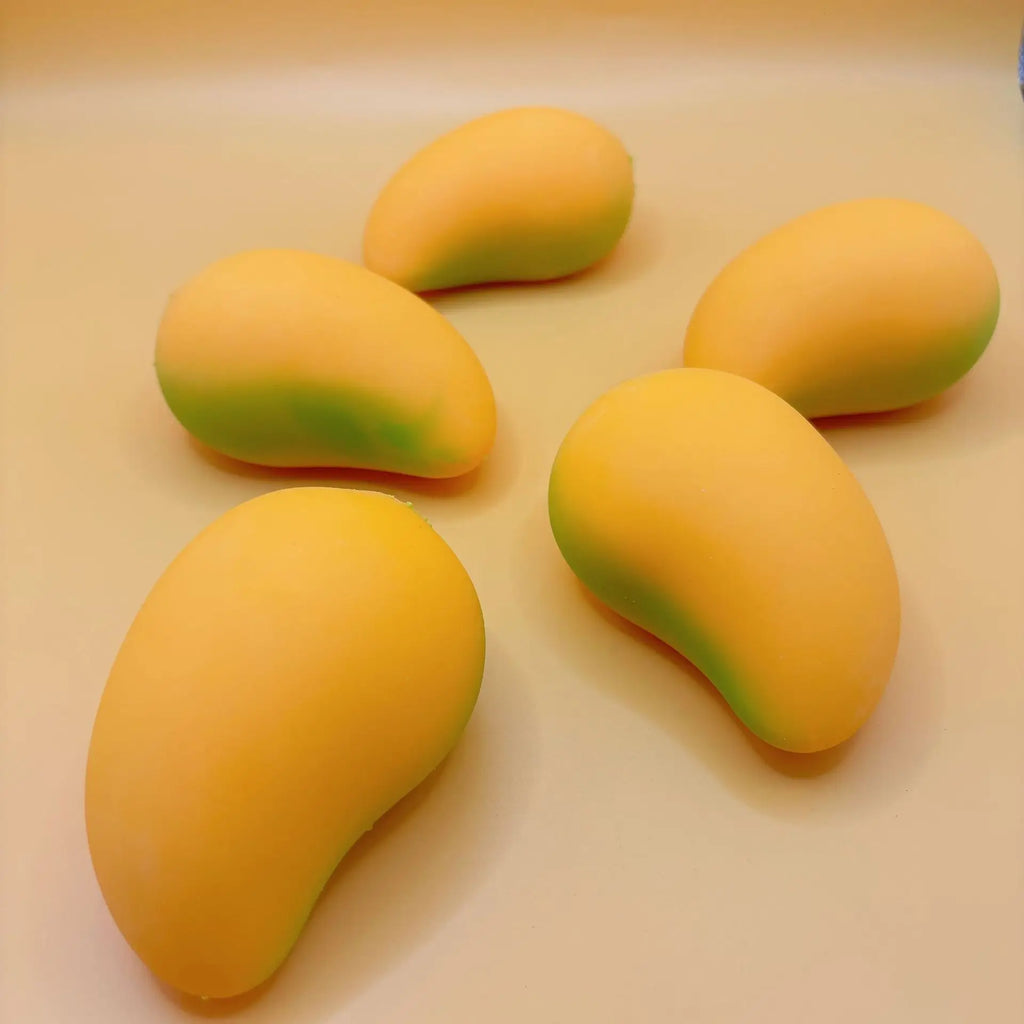 Stress Relief Squishy mango Squeeze Toys Slowing Rising Sticky mango Sensory Fidget Toys for Adults Squishy Sensory Toys