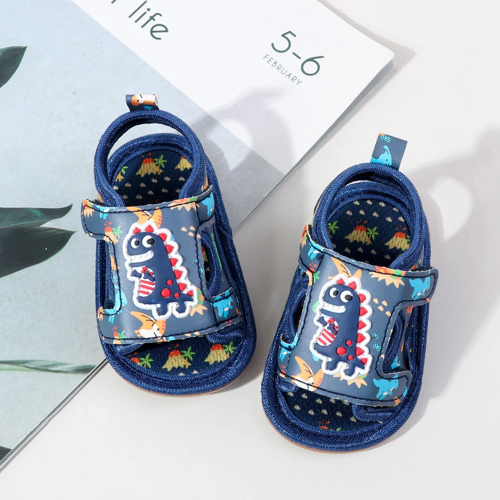 2026 Summer Baby Boys And Girls First Walking Toddler Shoes High Quality PU Leather And TPR Sole Cute Design For 0-18 Months