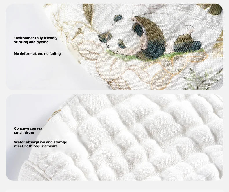OUYUN Reusable Baby Cloth Diaper Pants 2pcs Cotton Gauze Breathable Nappy Cover Newborn M L XL