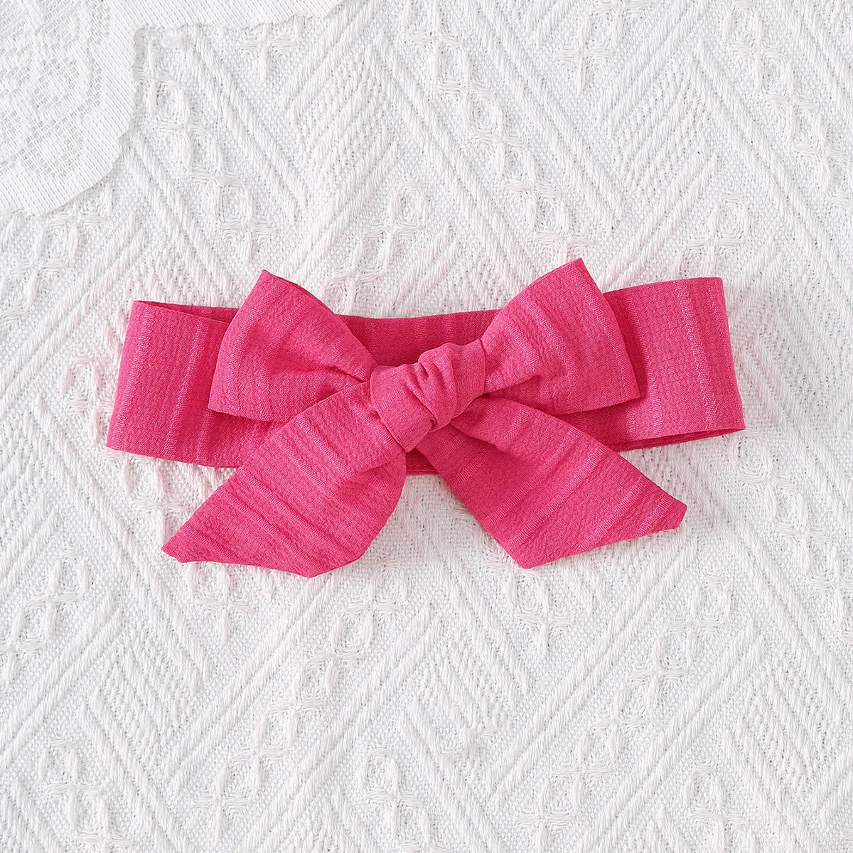 2Pcs Newborn Baby Girl Dress with Ruffles and Cake Skirt + Hairband Set, Suitable for 0-24 Months, Fashion Dress for Baby Girls