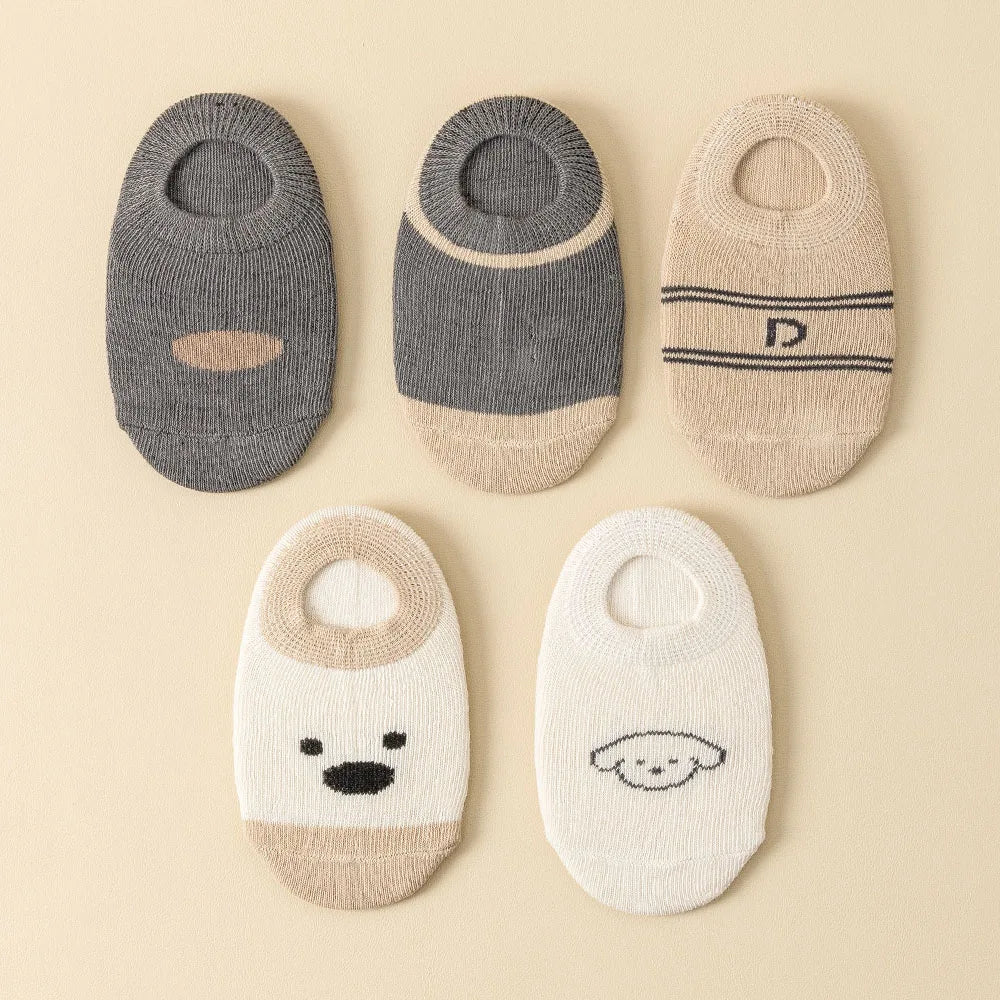 10 Pairs Baby Socks Unisex Boys Girls Socks Cute Cartoon Pattern Four Seasons Kids Socks Comfortable Breathable Festival Gift