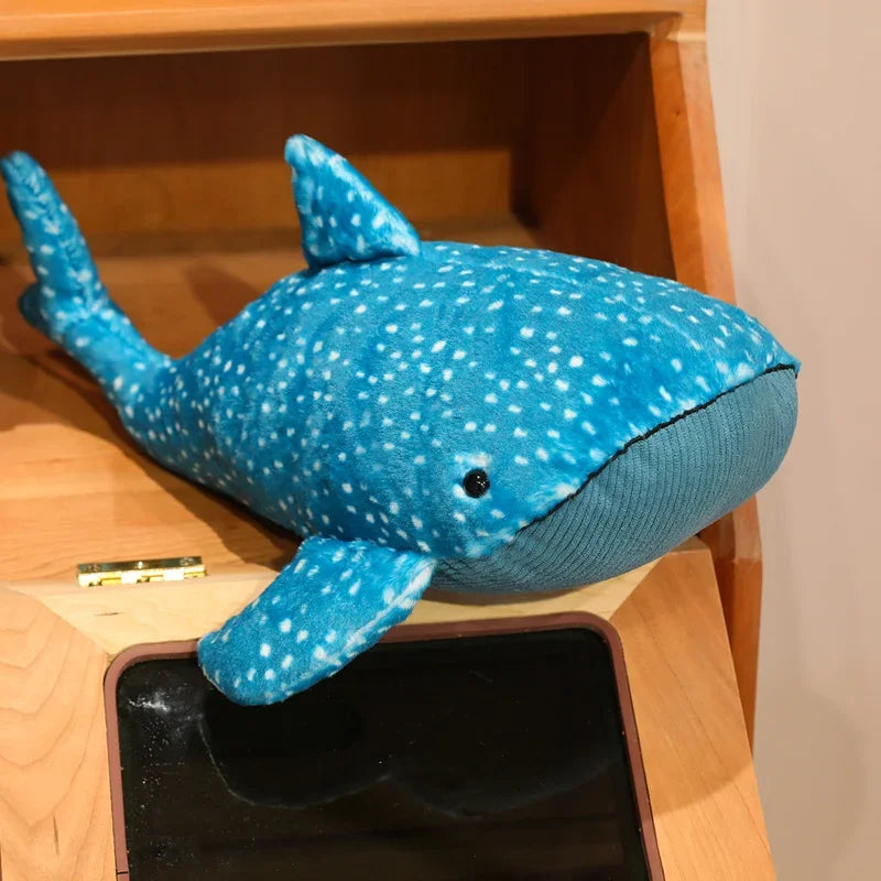 Lovely Whale Plush Toys Stuffed Soft Animal Blue Whale Dolls Kawaii Toy for Birthday Christmas Gift