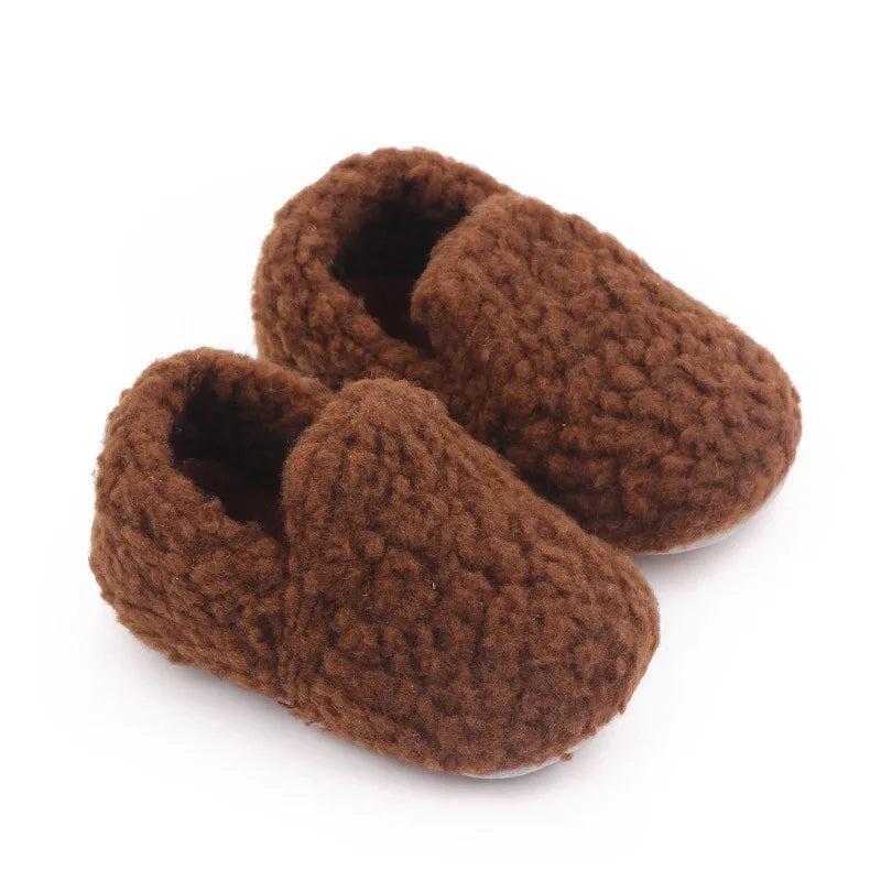 Baby Winter and Autumn Style Multiple Choices High Quality Soft Cotton Warm and Plush Toddler Shoes Anti-slip Sole Prewalking