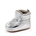 Toddler Shoes For 0-18M 2025 New Style Winter Padded and Thick Women's Shoes Warm Snow Boots Made Of Cotton Snow Boots